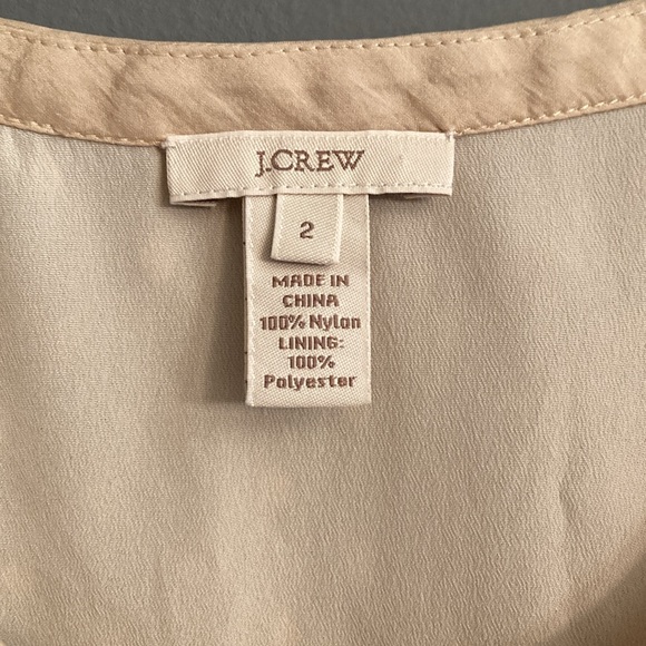 J. Crew Beige Polka Dot Blouse - Picture 2 of 7